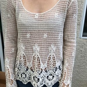 Long sleeved Lace Top